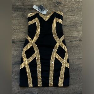 Lipsy Gold Sequin Dress for Sale up to 90% Off: Poshmark